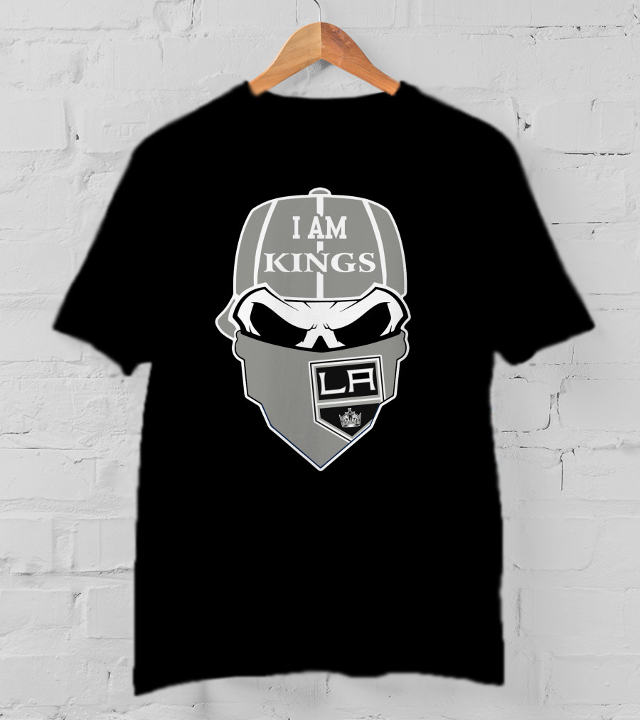 I Am Kings La Skull Los Angeles Kings T-Shirt