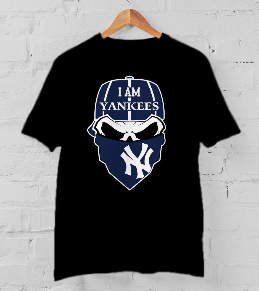I Am Yankees Skull New York Yankees T-Shirt