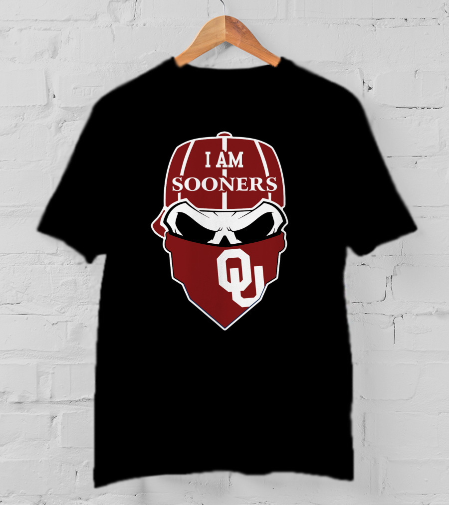 I Am Oklahoma Sooners Skull Ou T-Shirt
