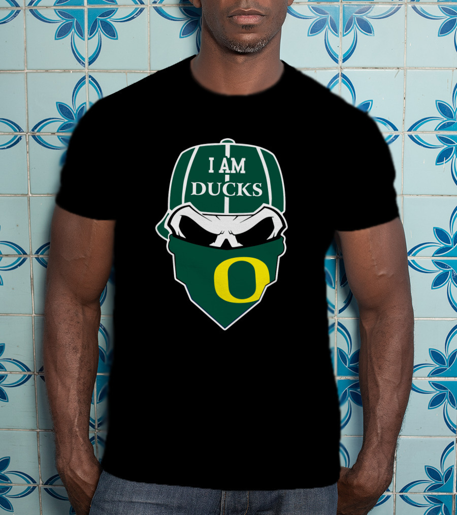 I Am Ducks Oregon Ducks Skull O T-Shirt