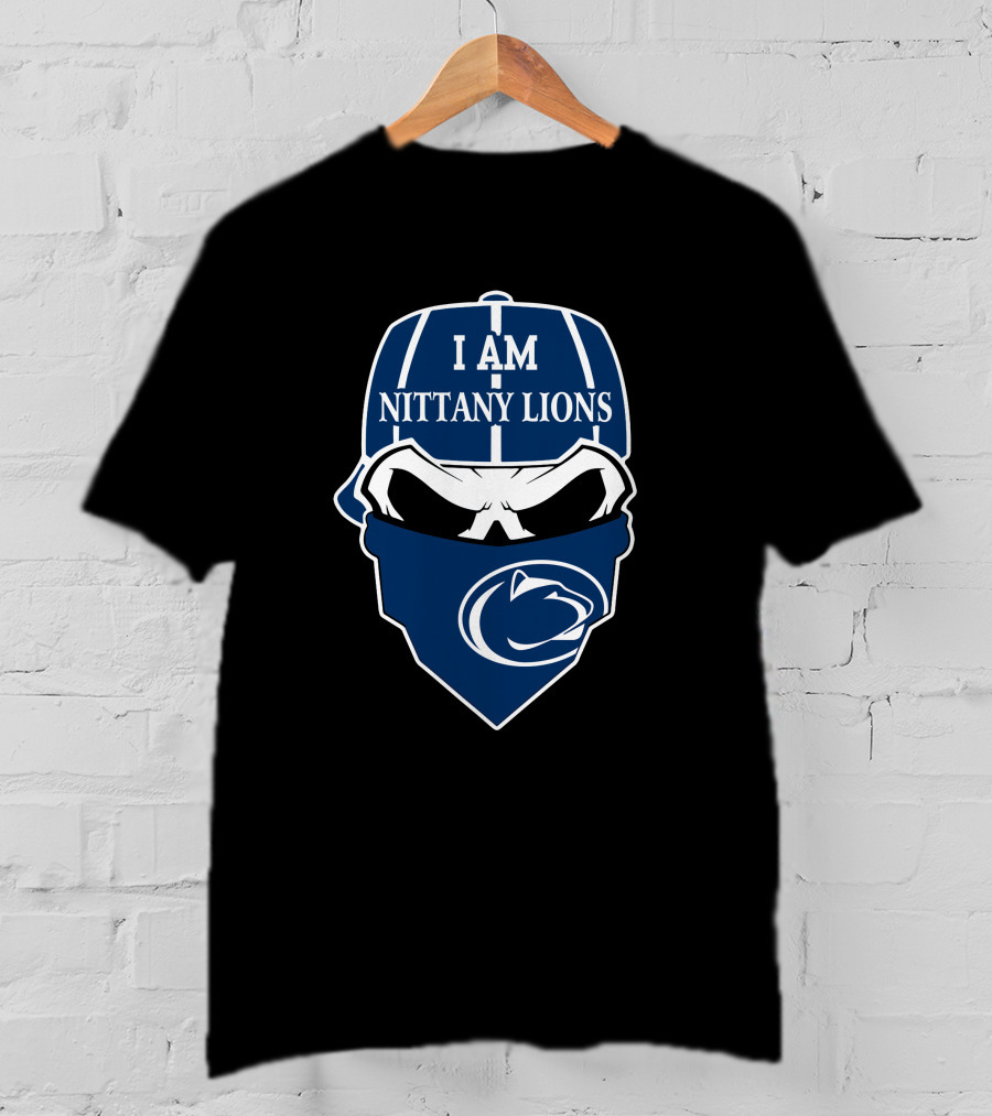 I Am Nittany Lions Penn State Skull T-Shirt