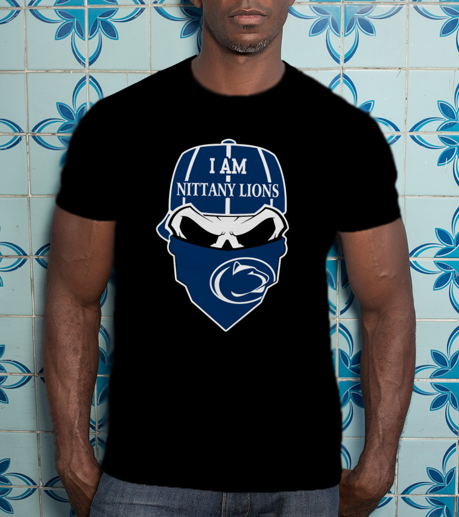 I Am Nittany Lions Penn State Skull T-Shirt