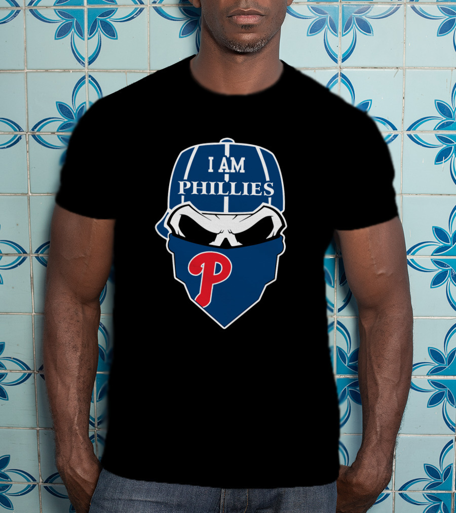 I Am Phillies Skull 'P' T-Shirt