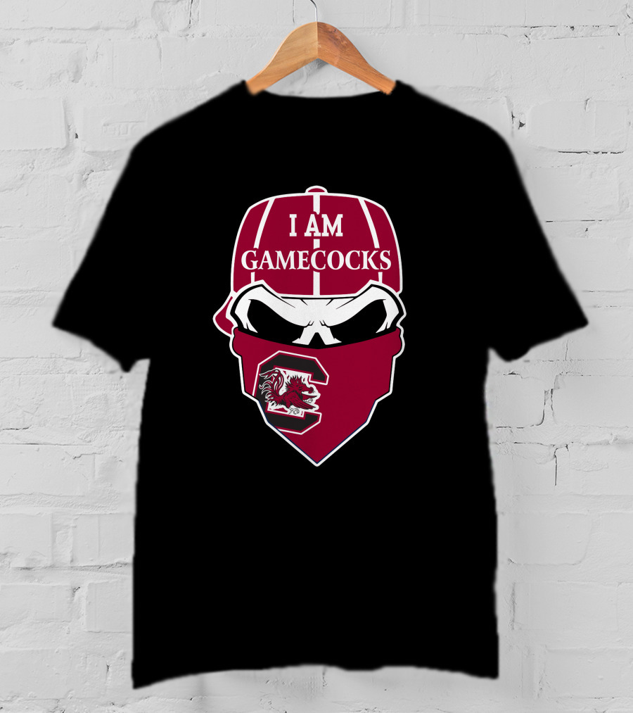 I Am Gamecocks South Carolina Gamecocks Skull T-Shirt