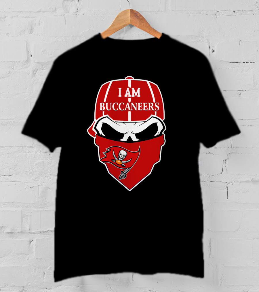 I Am Buccaneers Skull Tampa Bay Buccaneers T-Shirt