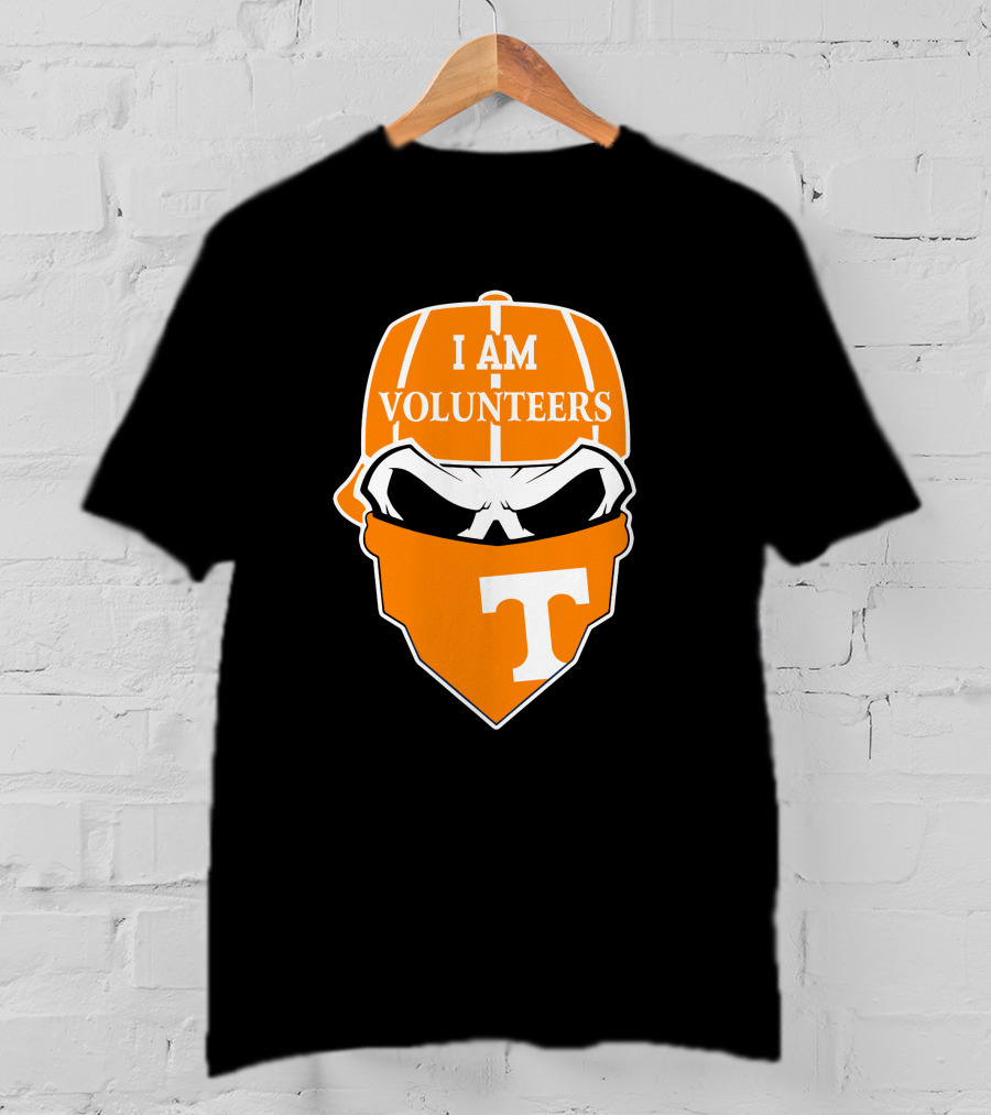 Tennessee Volunteers Skull I Am Volunteers T T-Shirt