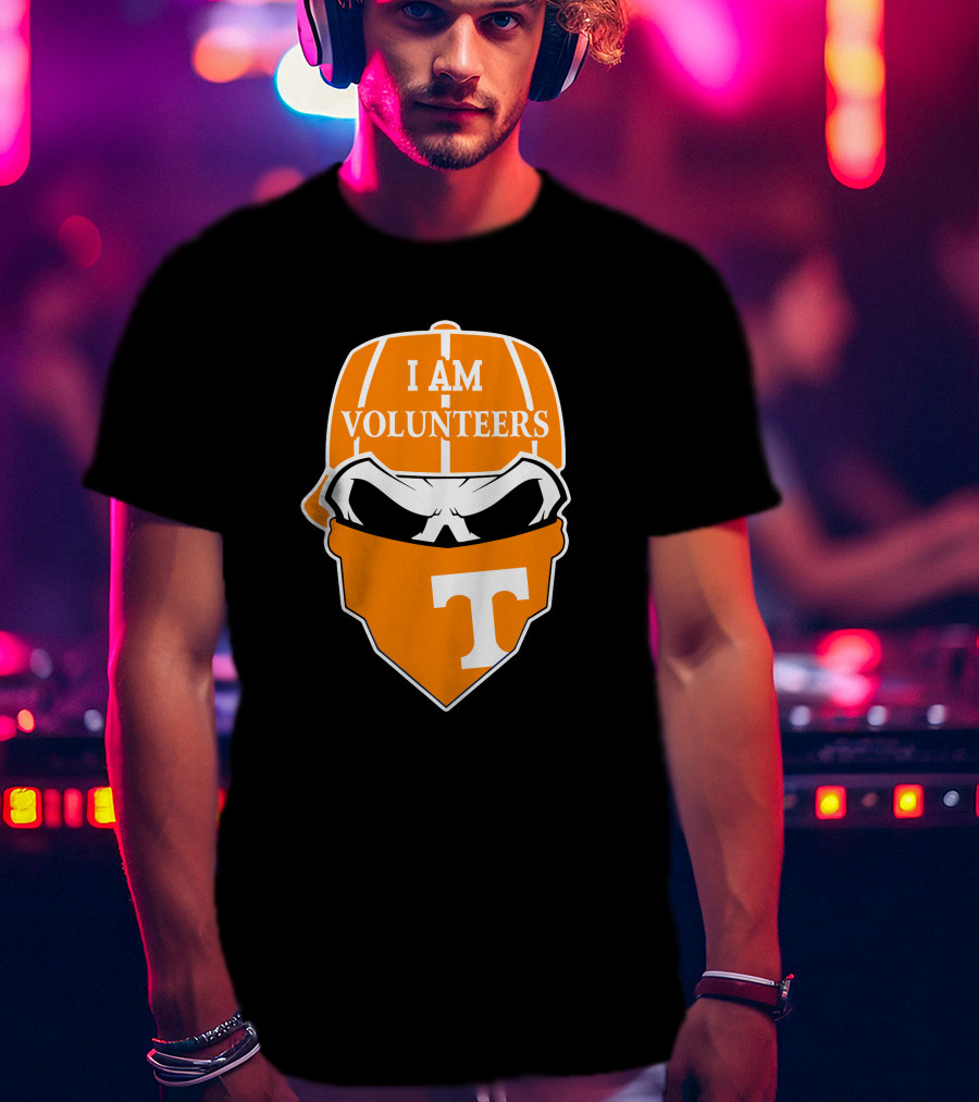 Tennessee Volunteers Skull I Am Volunteers T T-Shirt