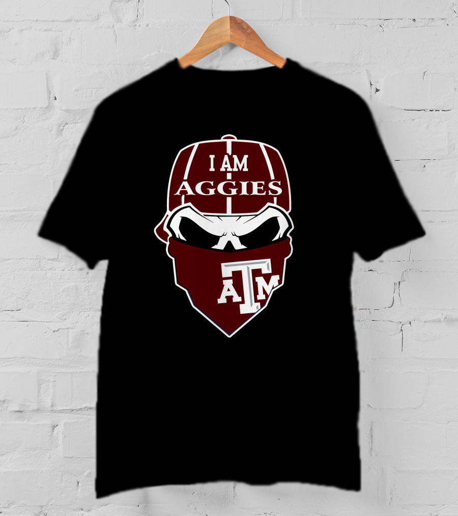 Texas A&M Aggies I Am Aggies Skull T-Shirt