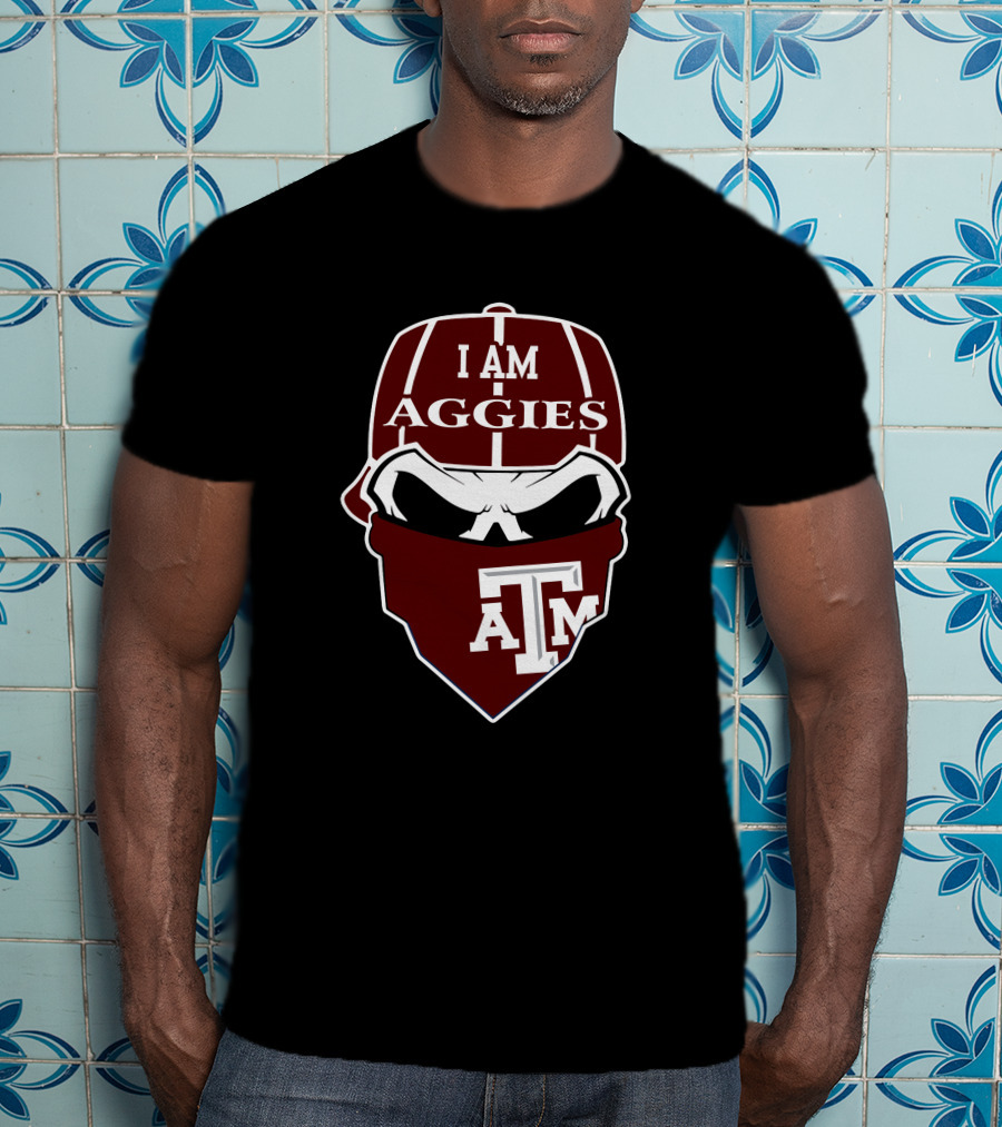 Texas A&M Aggies I Am Aggies Skull T-Shirt