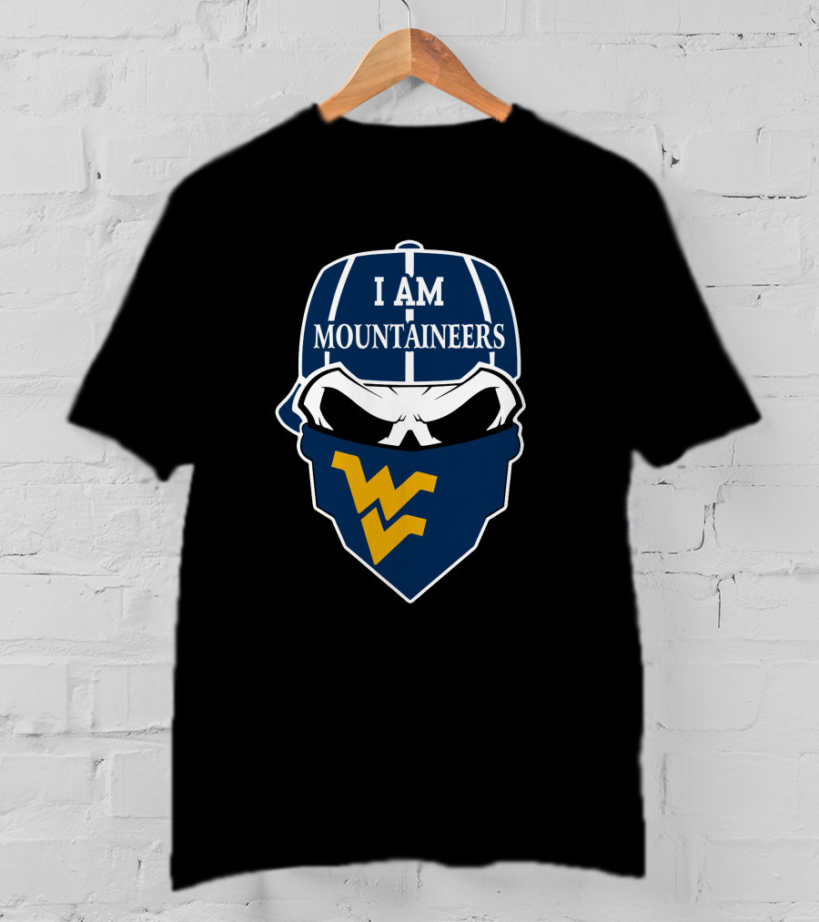 I Am Mountaineers West Virginia Skull T-Shirt