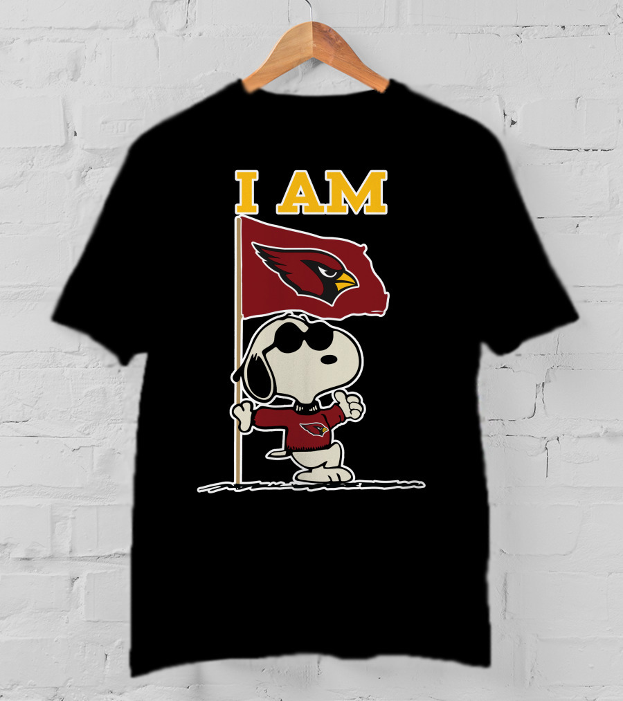 I Am Arizona Cardinals Snoopy T-Shirt
