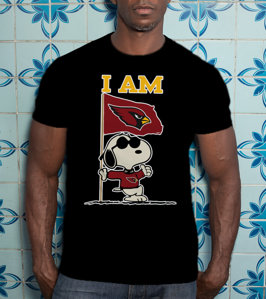 I Am Arizona Cardinals Snoopy T-Shirt