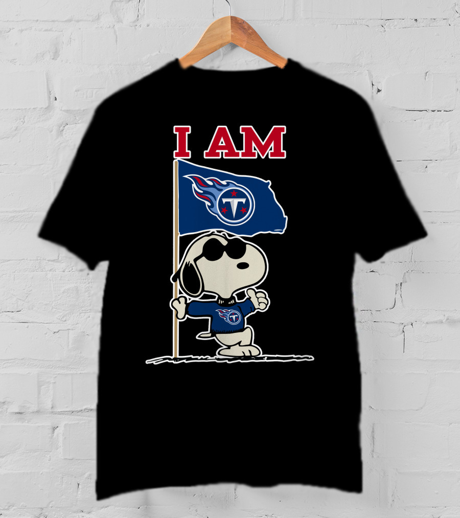 I Am Tennessee Titans Snoopy T-Shirt