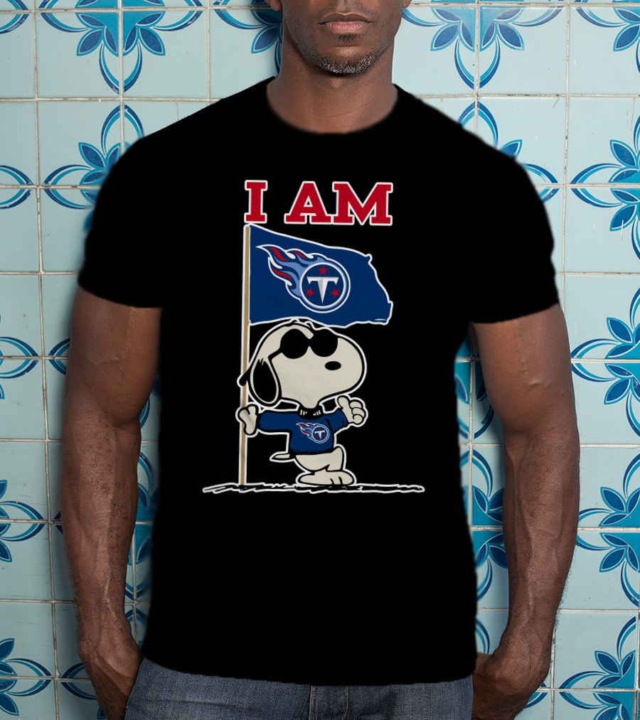 I Am Tennessee Titans Snoopy T-Shirt