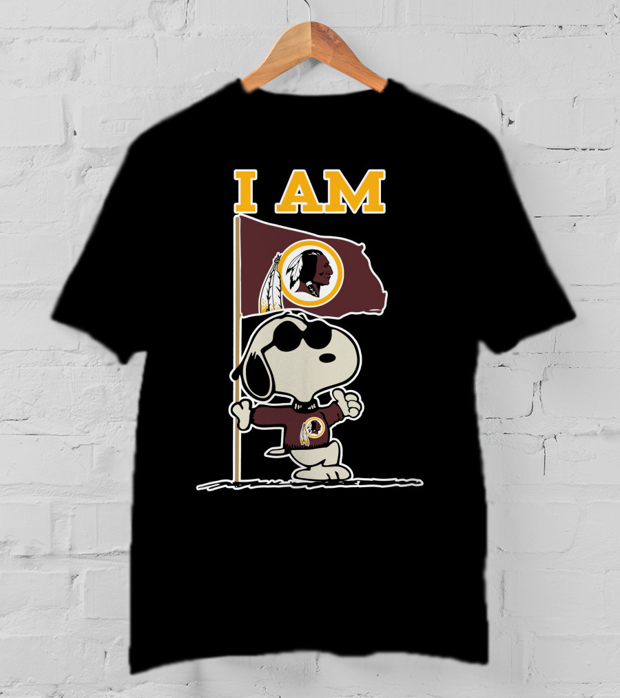 I Am Washington Redskins Snoopy T-Shirt