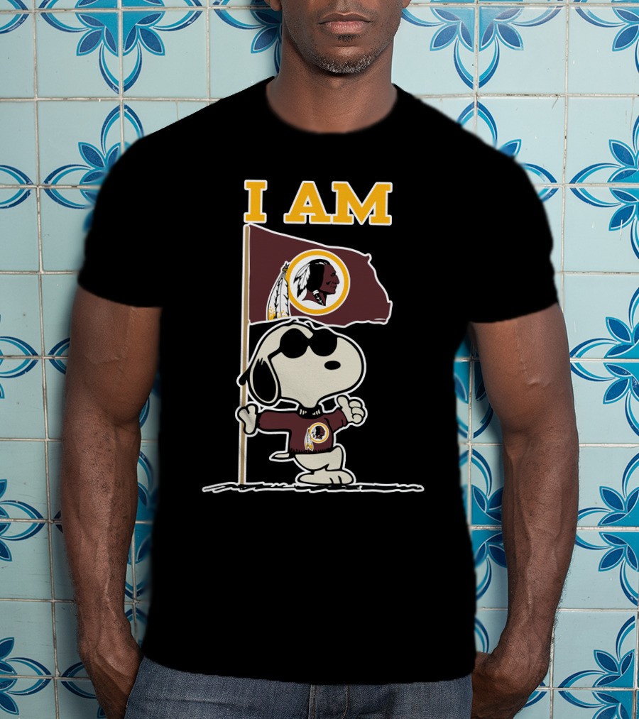 I Am Washington Redskins Snoopy T-Shirt
