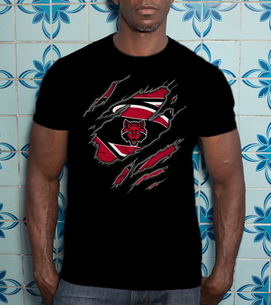 Arkansas State Red Wolves Superman T-Shirt