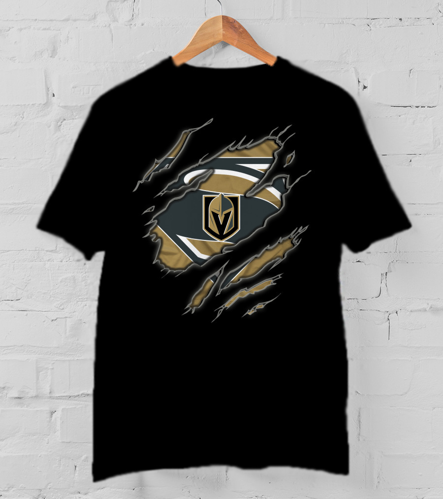 Vegas Golden Knights Superman Logo Warrior T-Shirt