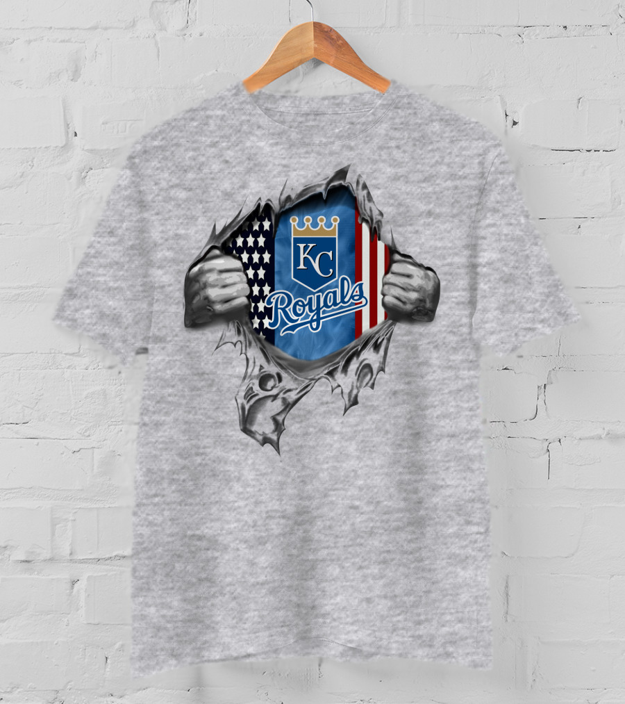 Kansas City Royals American Flag Kc Royals T-Shirt
