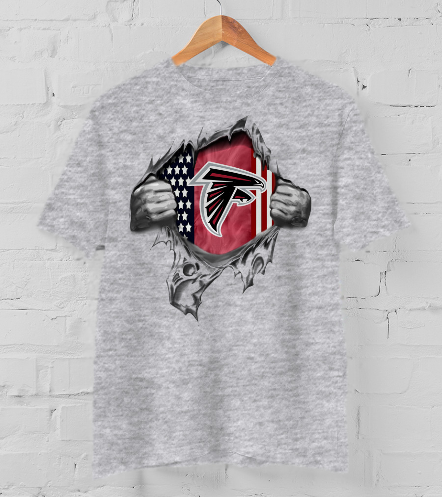 Atlanta Falcons American Flag T-Shirt
