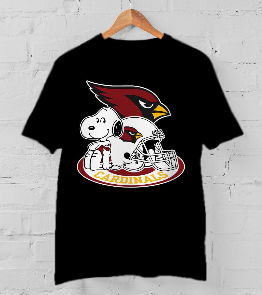 Arizona Cardinals Snoopy Football Team Helmet Icon 2 T-Shirt