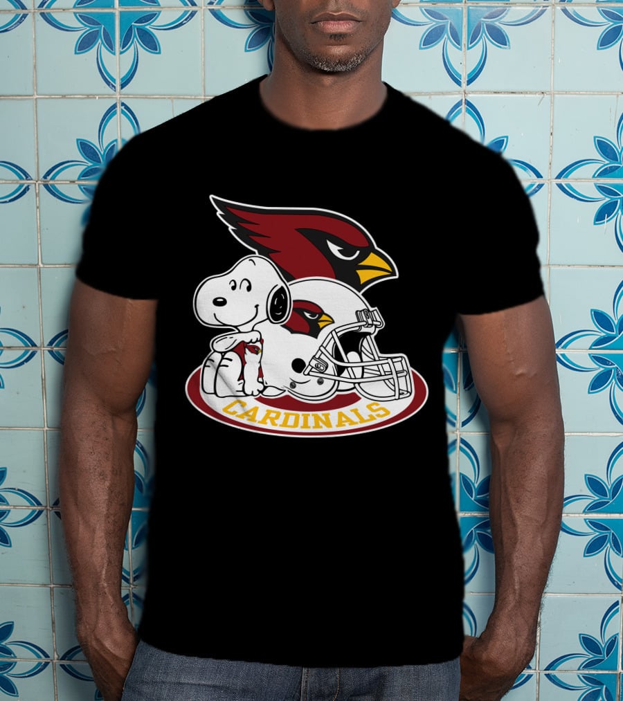 Arizona Cardinals Snoopy Football Team Helmet Icon 2 T-Shirt