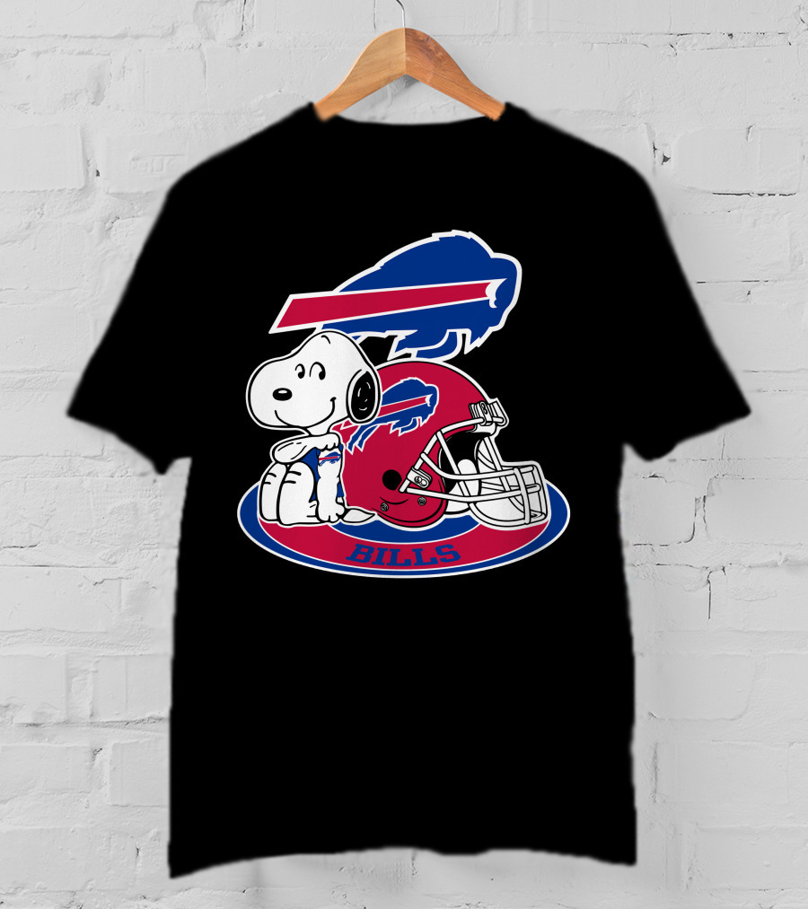 Buffalo Bills Snoopy Helmet T-Shirt