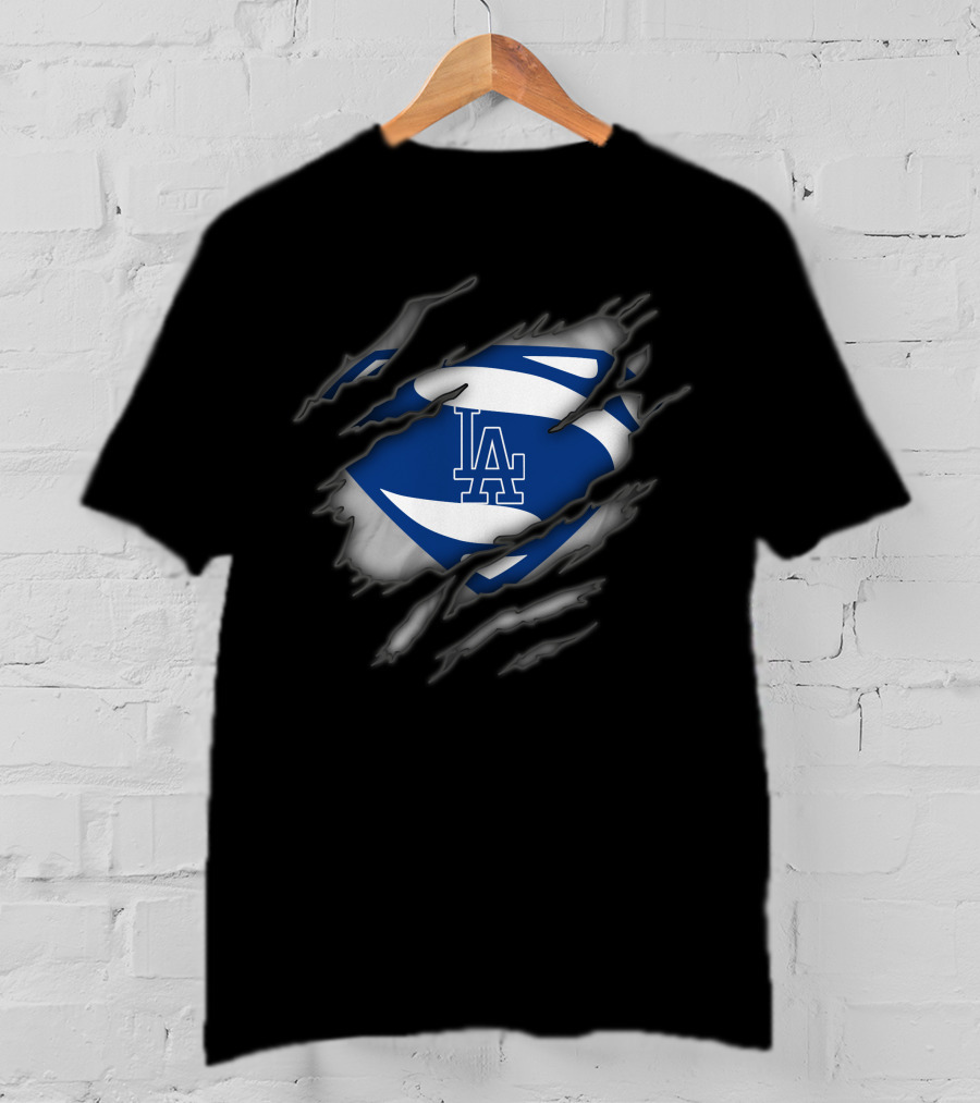Los Angeles Dodgers La Superman T-Shirt