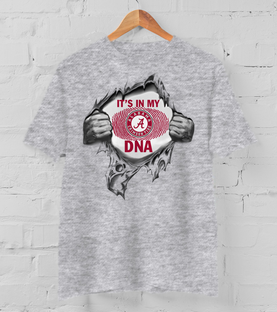 It's In My Alabama Crimson Tide Dna T-Shirt