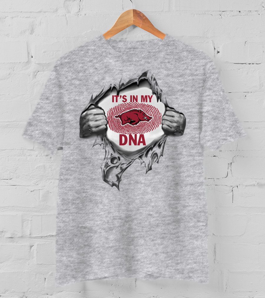 It's In My Dna Arkansas Razorbacks T-Shirt