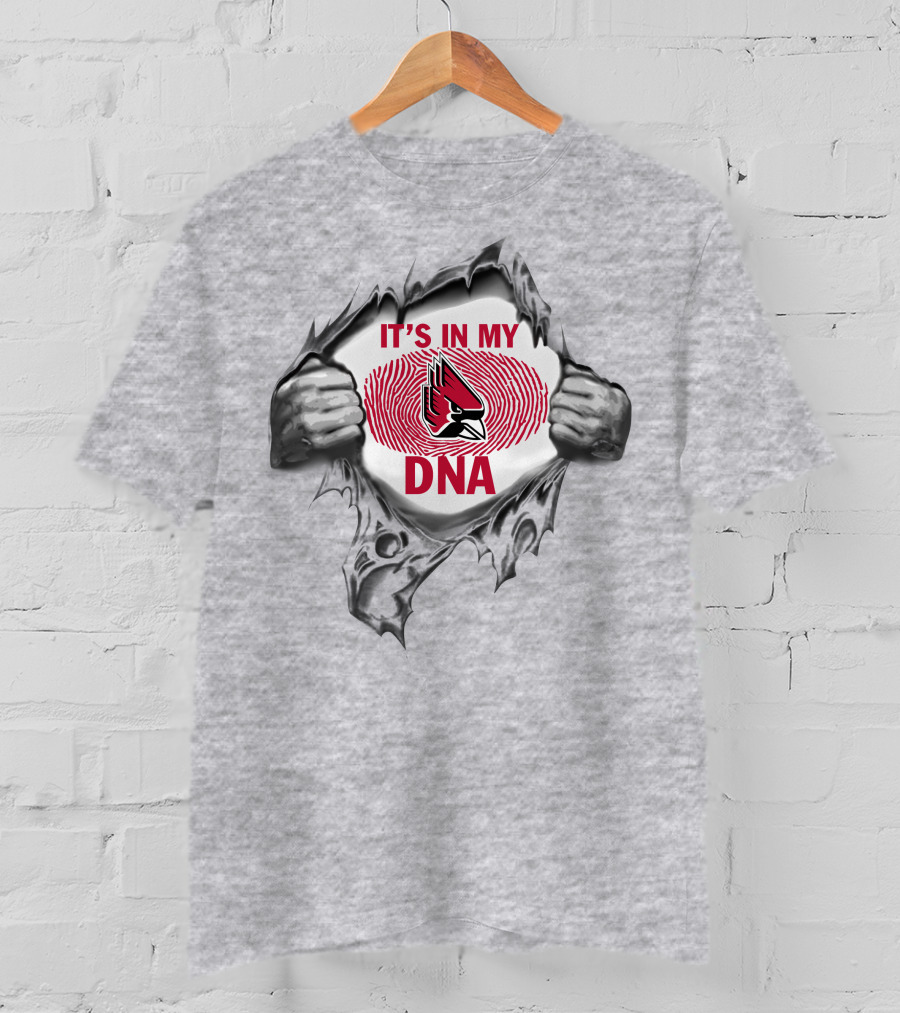 It's In My Dna Ball State Cardinals T-Shirt