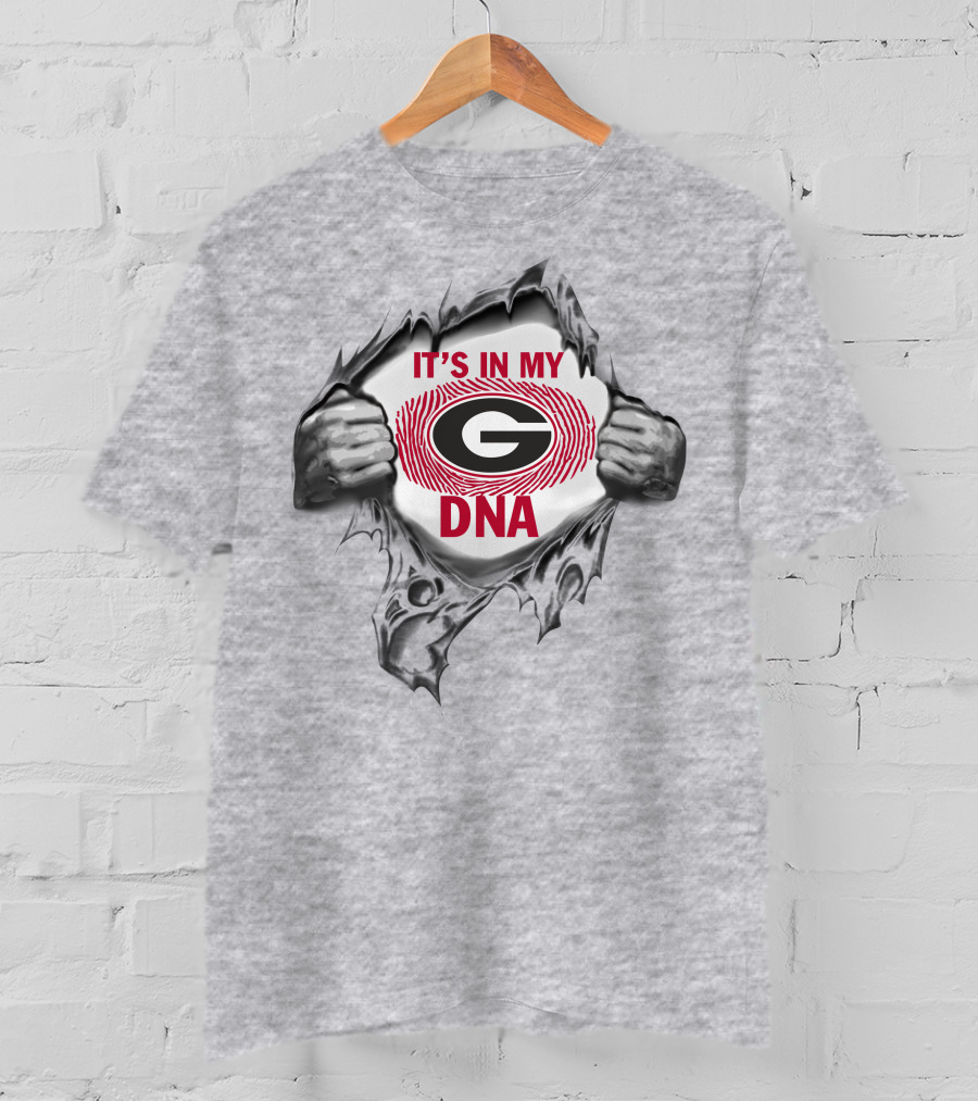 It's In My Dna Georgia Bulldogs T-Shirt
