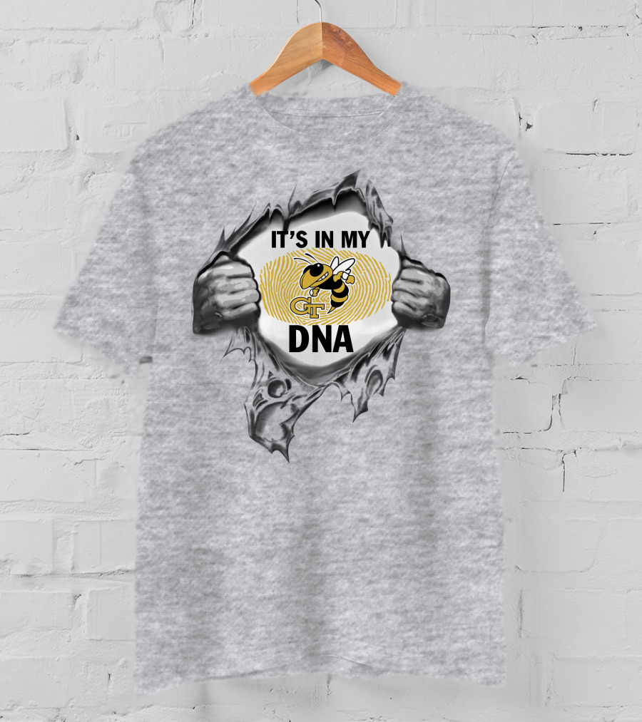 Georgia Tech Yellow Jackets It's In My Dna T-Shirt