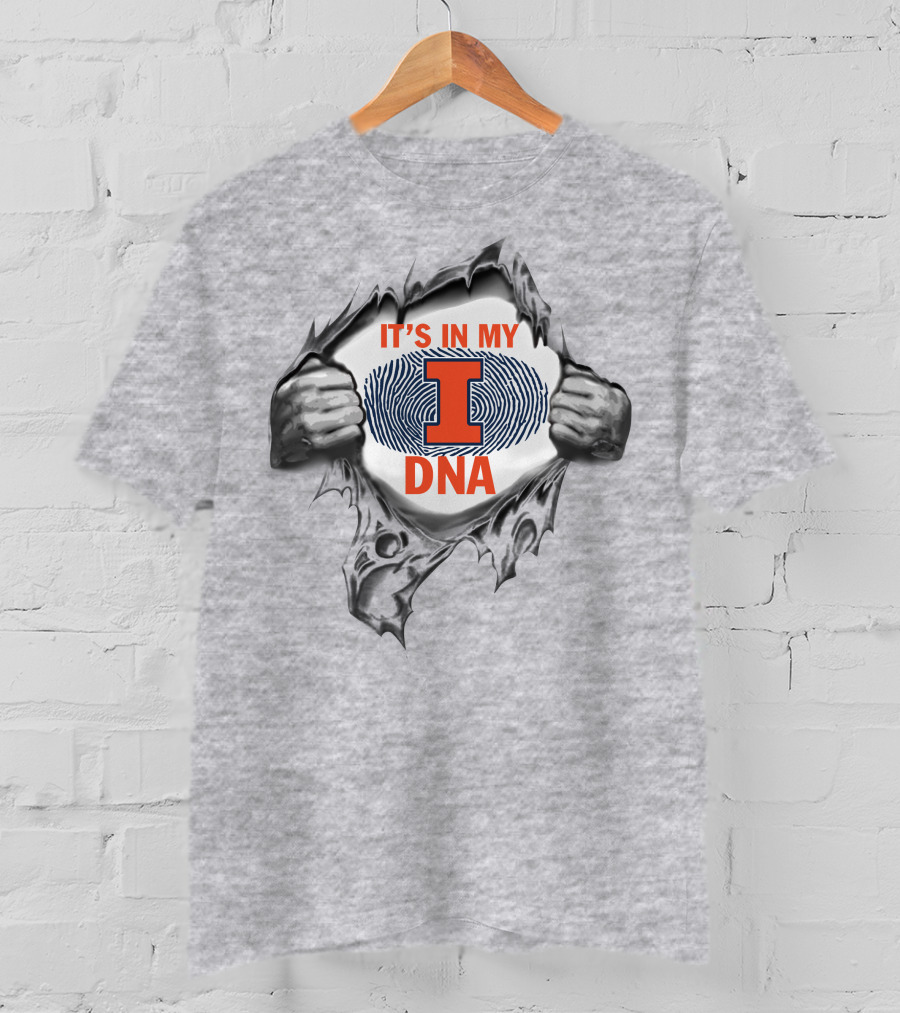 It's In My Dna Illinois Fighting Illini T-Shirt