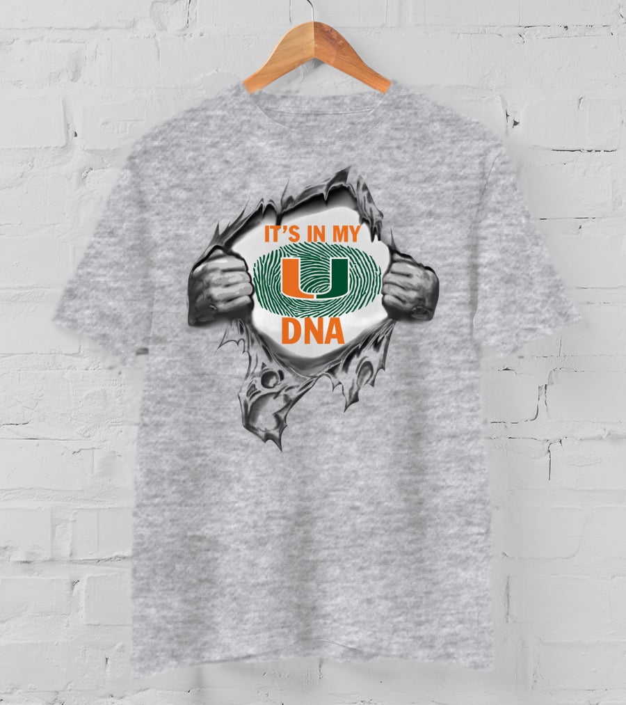 It's In My Miami Hurricanes Dna T-Shirt