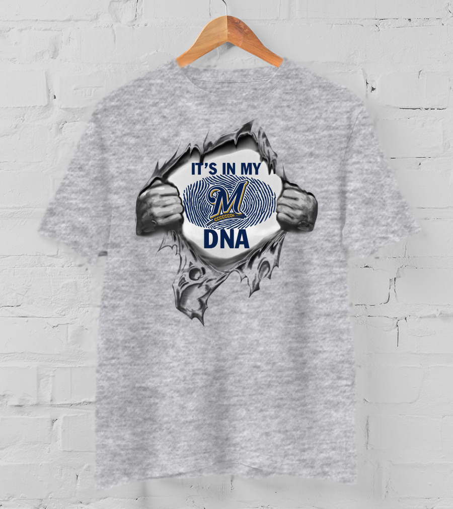 Milwaukee Brewers It's In My Dna T-Shirt