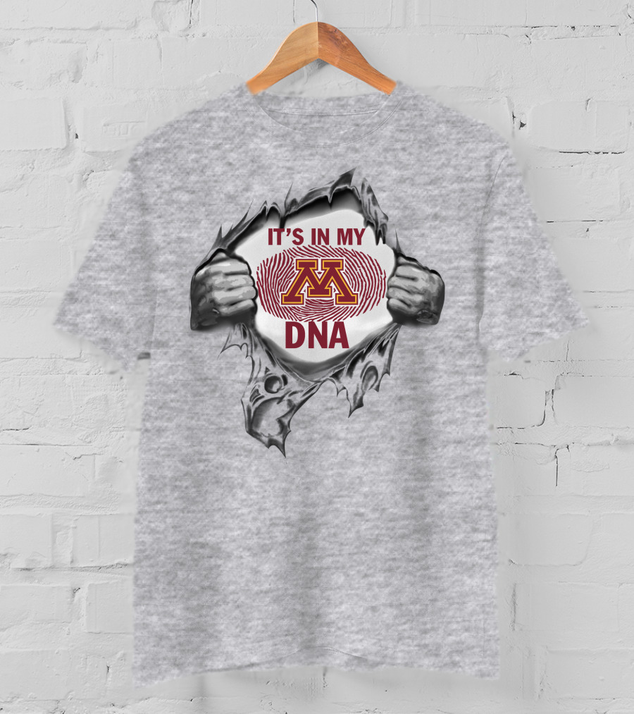 It's In My Minnesota Golden Gophers Dna T-Shirt