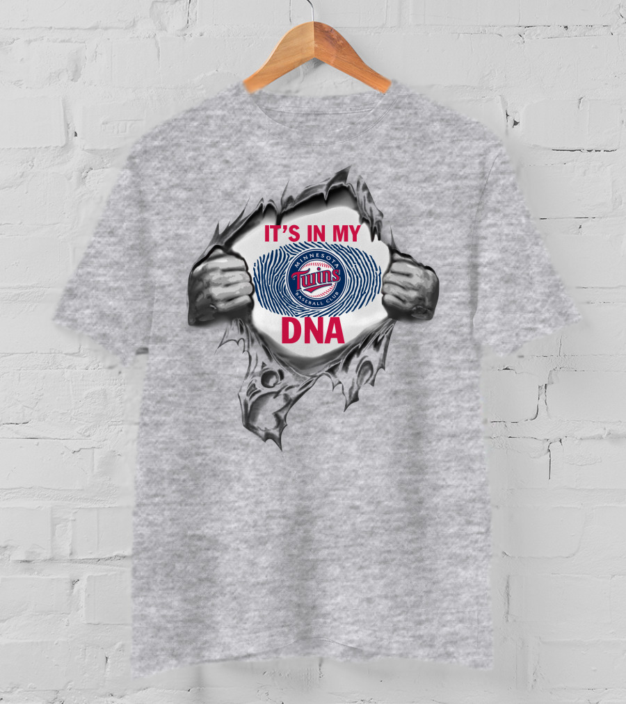 It's In My Minnesota Twins Baseball Club Dna T-Shirt