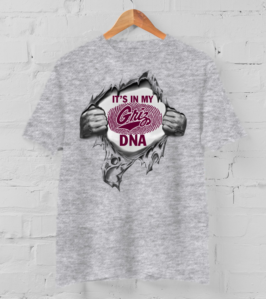 It's In My Griz Dna Montana Grizzlies T-Shirt