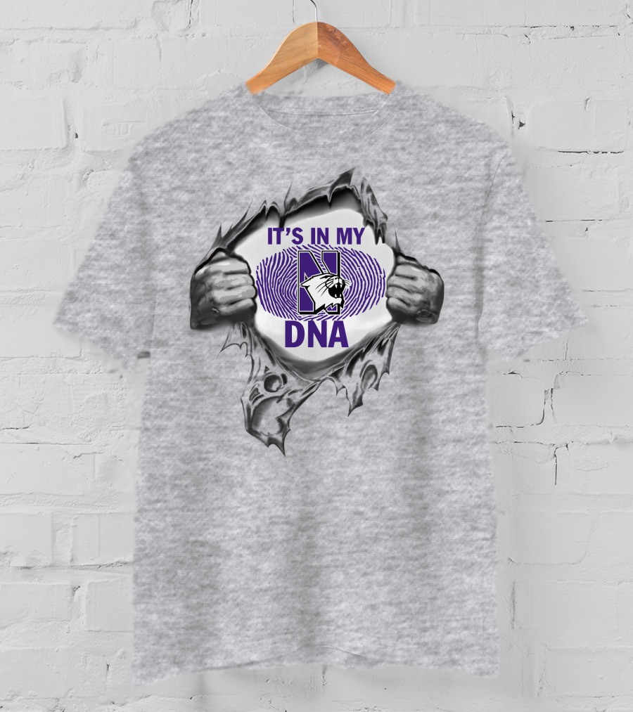 It's In My Dna Northwestern Wildcats T-Shirt