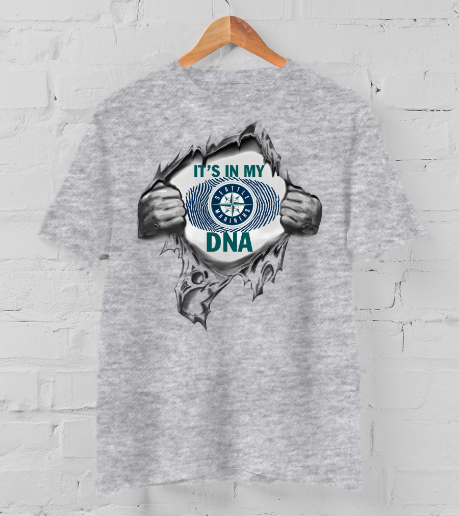 It's In My Seattle Mariners Dna T-Shirt