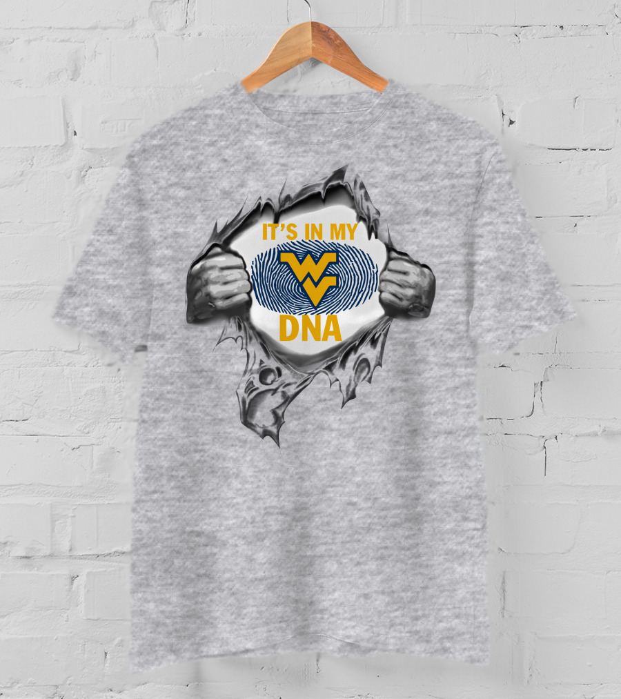 It's In My West Virginia Mountaineers Dna T-Shirt