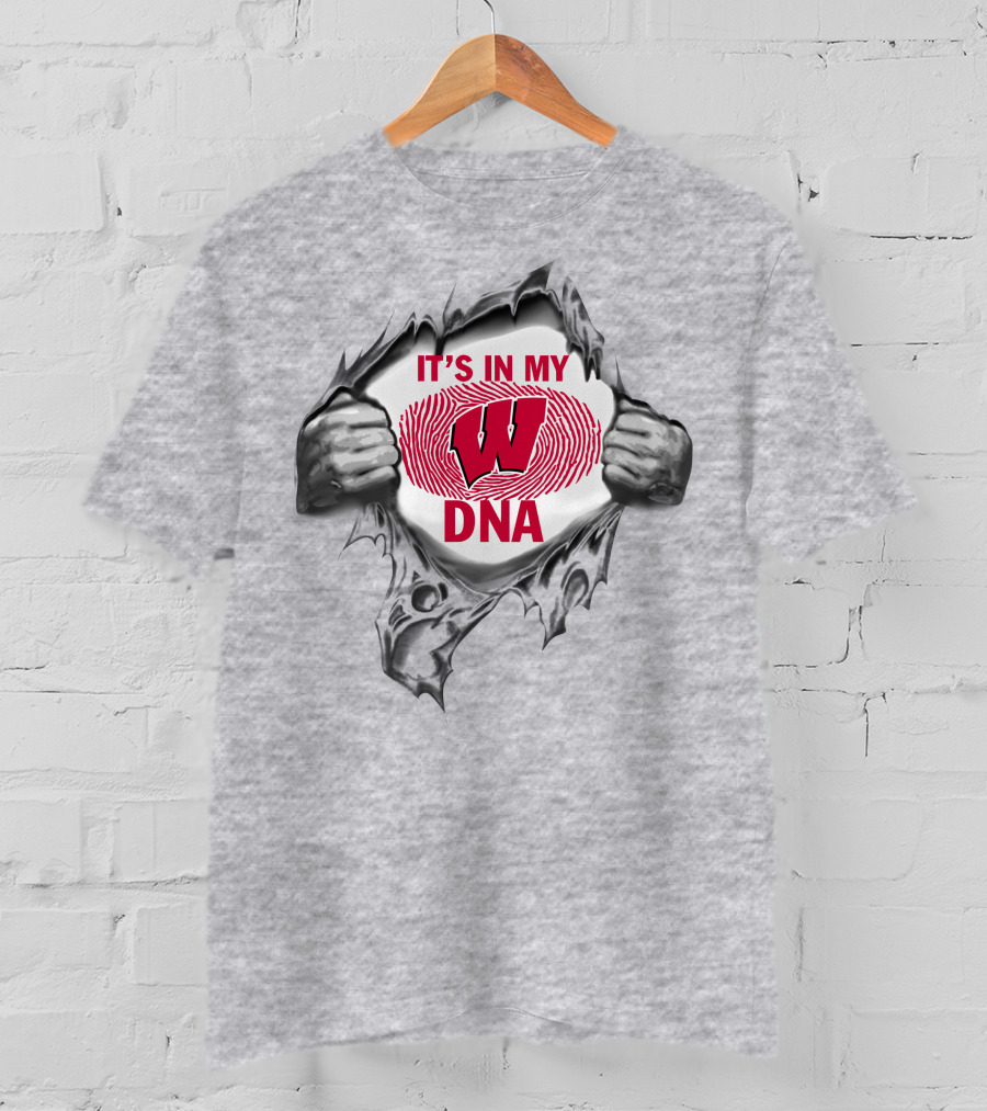It's In My Wisconsin Badgers Dna T-Shirt