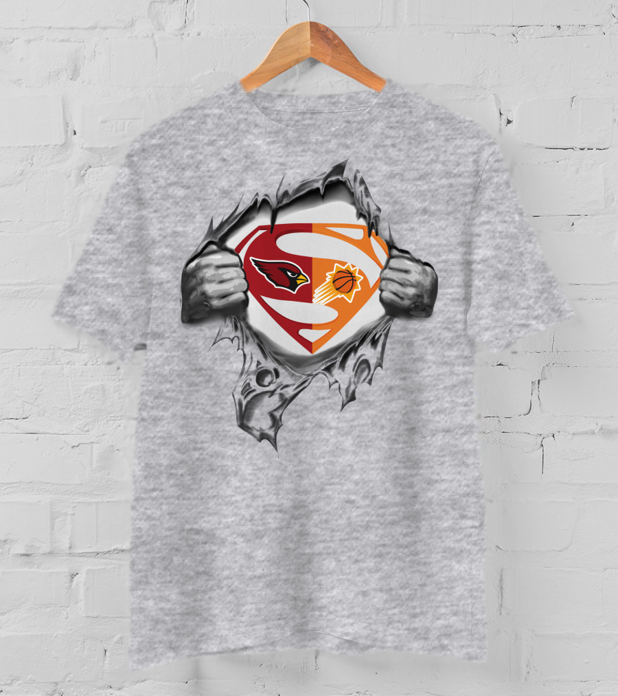 Cardinals Phoenix Suns Superman Mashup T-Shirt