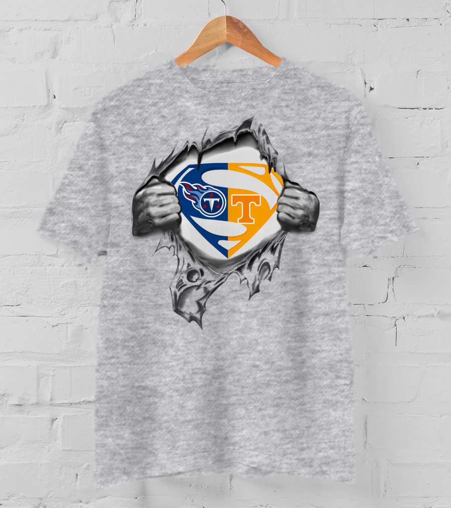 Tennessee Titans Volunteers Superman T-Shirt