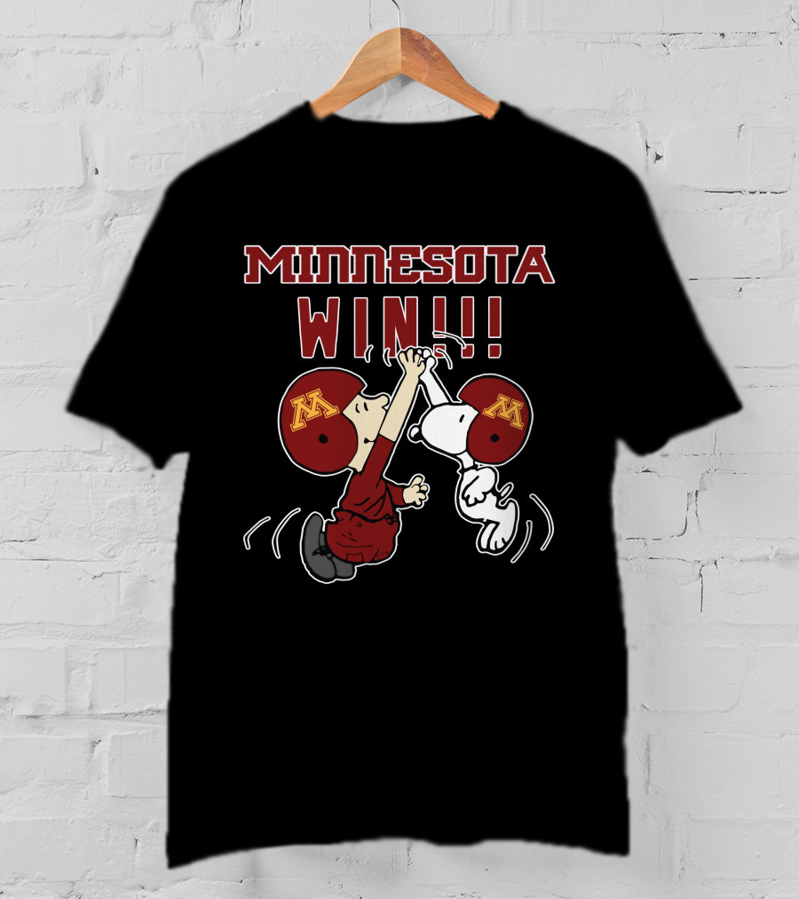 Minnesota Golden Gophers Win High Five Celebrations T-Shirt