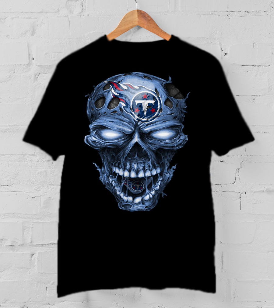Tennessee Titans Skull T-Shirt