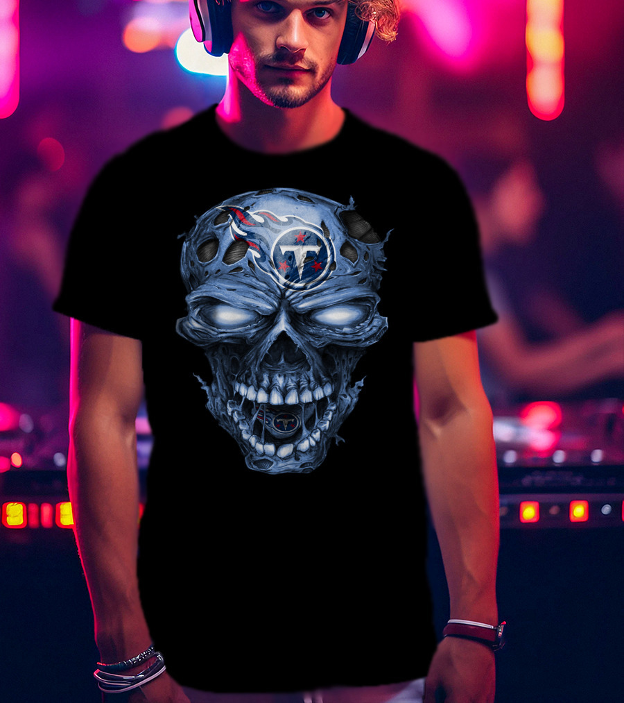 Tennessee Titans Skull T-Shirt