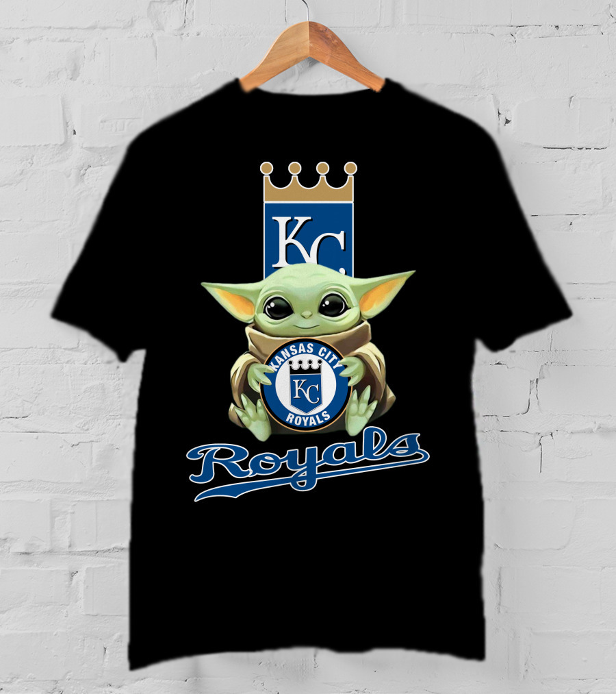 Kansas City Royals Baby Yoda Kc Royals T-Shirt