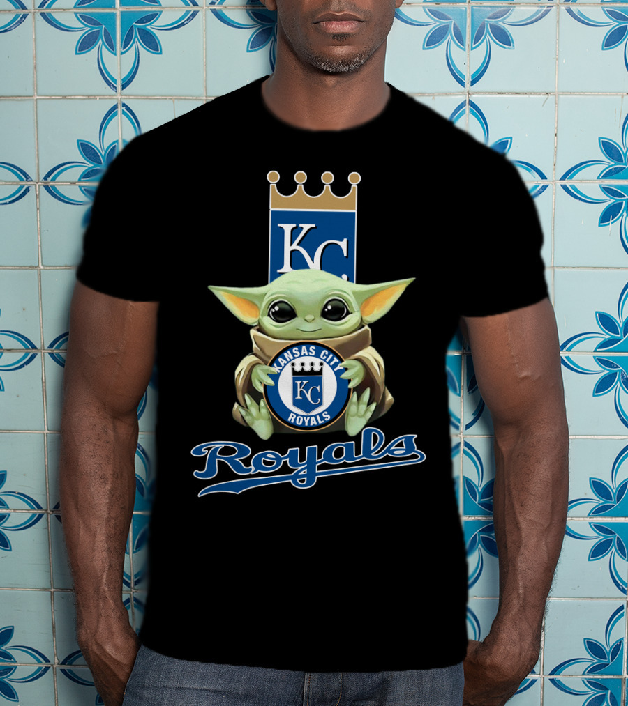 Kansas City Royals Baby Yoda Kc Royals T-Shirt